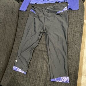 Under Armour Black HeatGear Fitted Shorts